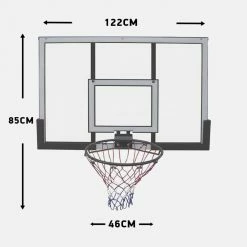 Best Pirce 👏 Amila BAckboard 122 x 85 cm 49197 for 🏀 Basketball Balls & Hoops 👍