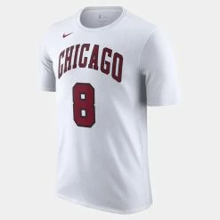 Best Sale 😀 Nike NBA Chicago Bulls Zach LaVine Men's T-Shirt for Clothes for Training 😀