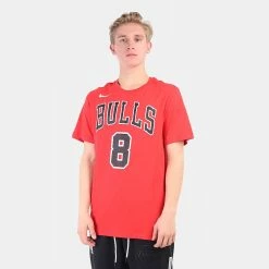 Flash Sale 🥰 Nike NBA Chicago Bulls Zach Lavine Men's T-Shirt for Clothes for Training 🤩