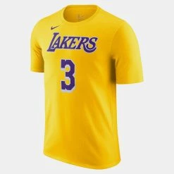 Wholesale ✨ Nike Lakers NBA Anthony Davis Men's T-shirt for Clothes for Training 🥰