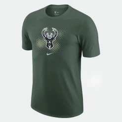Best deal ❤️ Nike NBA Milwaukee Bucks Logo Men's T-Shirt for Clothes for Training 🔔