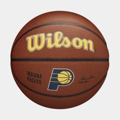 Discount 🎁 Wilson Indiana Pacers Team Alliance 🏀 Basketball No7 for 🏀 Basketball Balls & Hoops ❤️