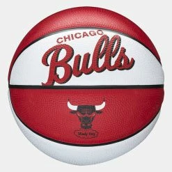 Budget 👍 Wilson Nba Team Retro Bskt Mini Chi Bulls for 🏀 Basketball Balls 😍
