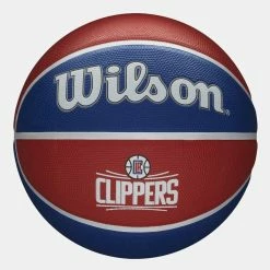 Best Sale 😍 Wilson ΝΒΑ Team Tribute Los Angeles Clippers 🏀 Basketball No7 for 🏀 Basketball Balls ✔️