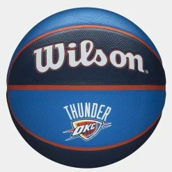 Outlet 🌟 Wilson ΝΒΑ Team Tribute Oklahoma City Thunder 🏀 Basketball No7 for 🏀 Basketball Balls 😍