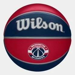 Flash Sale ⭐ Wilson ΝΒΑ Team Tribute Washington Wizards 🏀 Basketball No7 for 🏀 Basketball Balls 😍